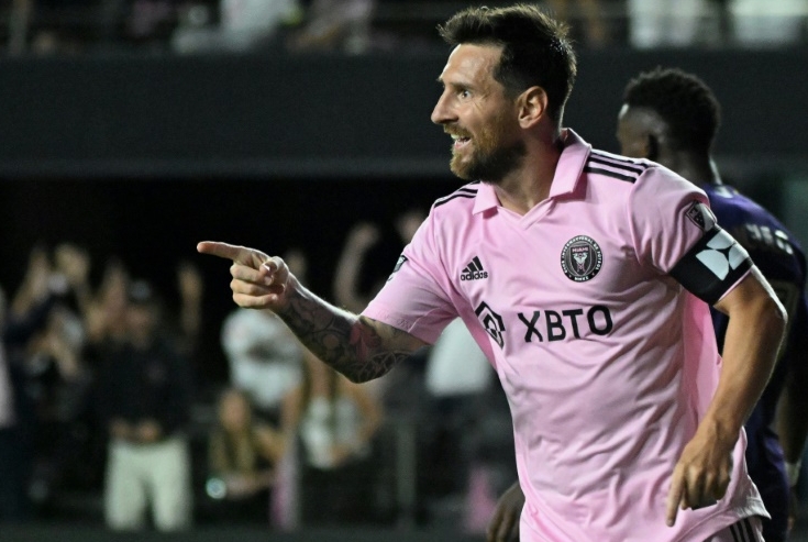Lionel Messi scored two late goals to assist Inter Miami reach League Cup final.