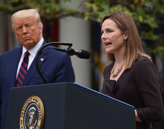 Amy Coney Barrett says 'I'm nobody's justice.' That includes Trump.