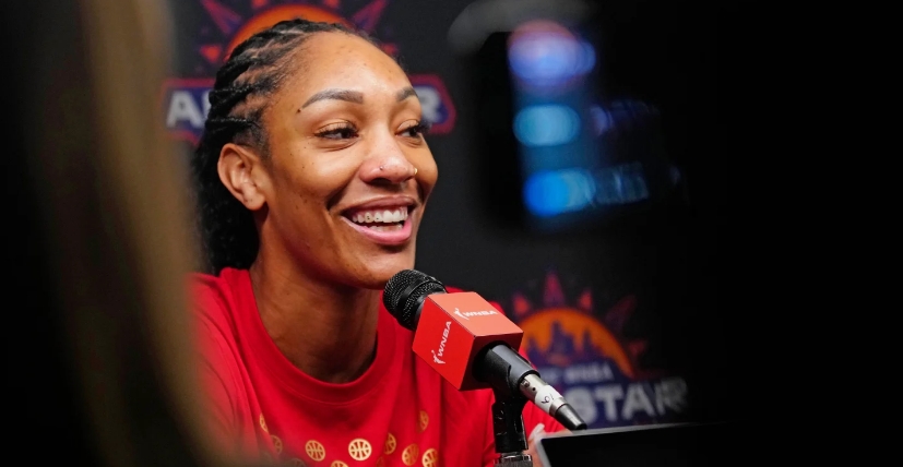 A'ja Wilson is The Sporting News 2025 Female Athlete of the Year,.