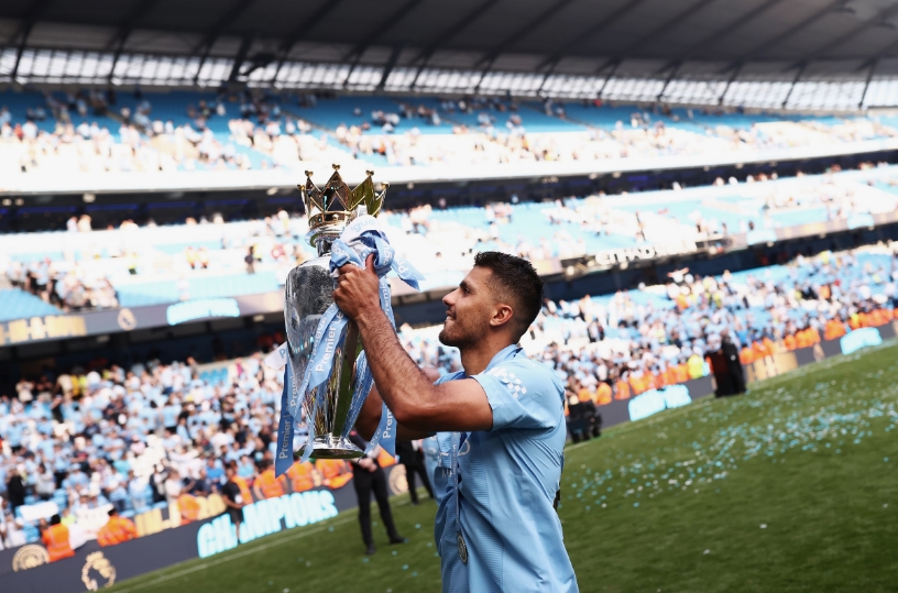 Rodri challenges Man City mercilessly as they pursue the Premier League crown with Arsenal..