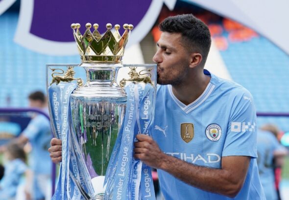 Rodri challenges Man City mercilessly as they pursue the Premier League crown with Arsenal.