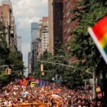 Supporters gather at Stonewall amid outcry over pride flag removal..