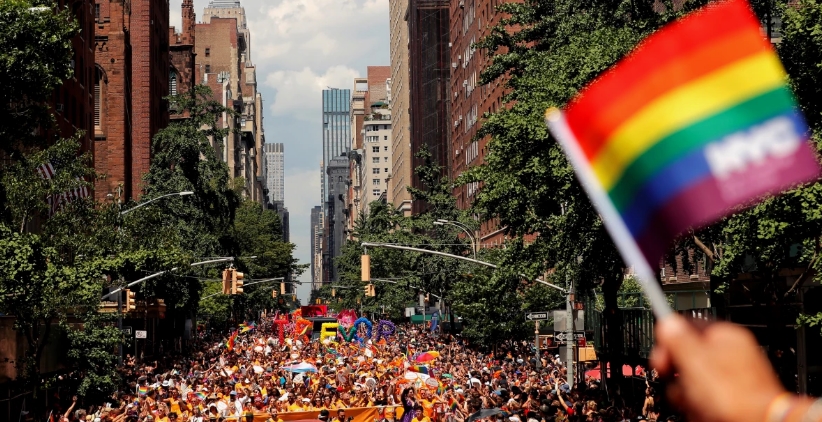 Supporters gather at Stonewall amid outcry over pride flag removal..