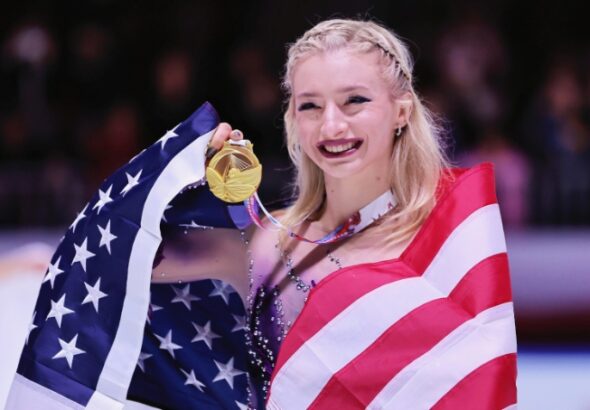 The Olympics took away Amber Glenn's joy.,