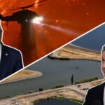 Two men speaking at events.