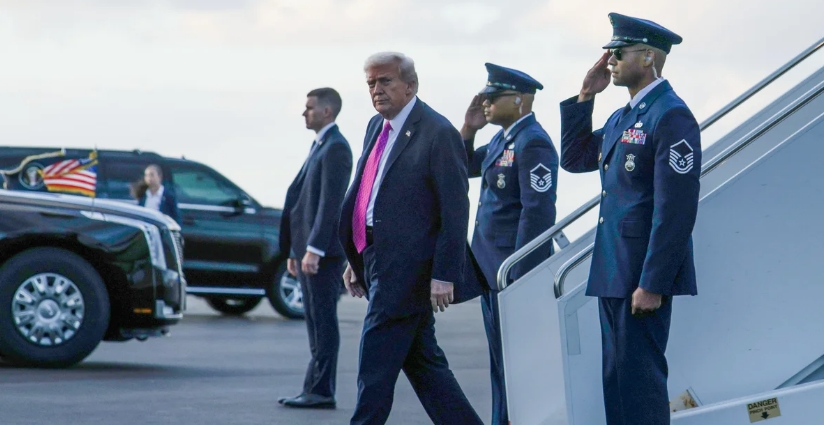 As wait times soar, Trump mulls deploying National Guard to airports.