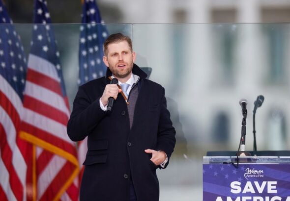 Eric Trump reveals renderings of Donald Trump's presidential library..