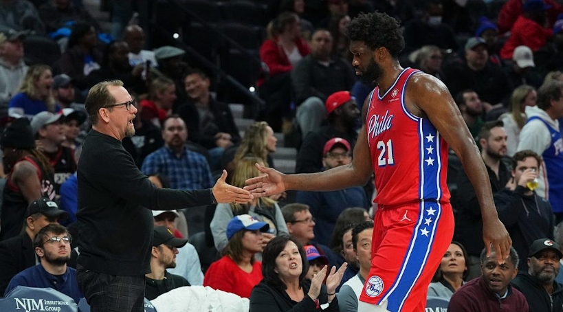 76ers' Nick Nurse provides optimistic update on Joel Embiid