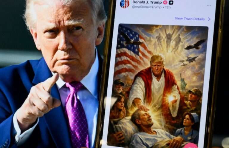 JD Vance says Trump's post of himself as Jesus was a joke..