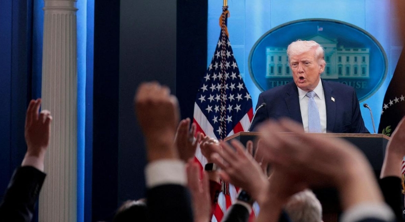 Trump jabs MAGA media figures critical of his Iran threats.