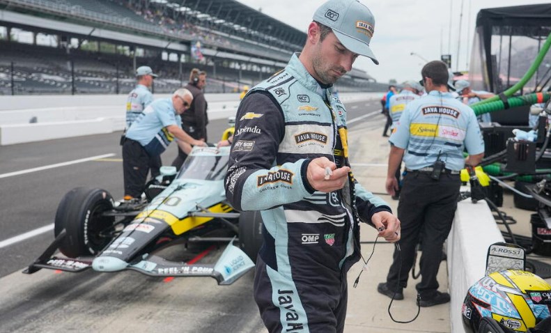 Alexander Rossi taken to hospital after Indy 500 practice crash but expects to race