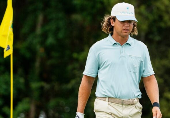 Garrick Higgo changes caddie after PGA Championship tee time penalty.