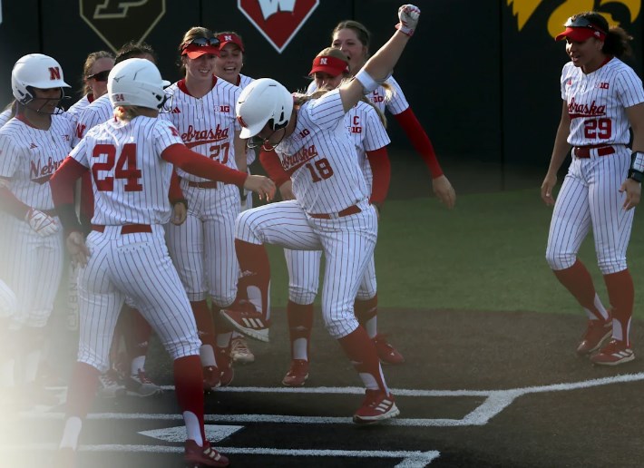 Nebraska vs South Dakota softball score..