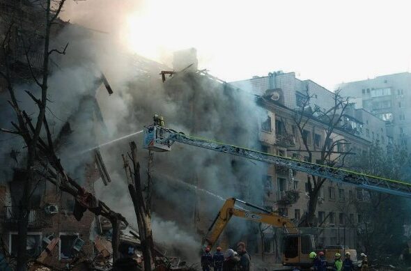 Russian bombing claims four lives in Kyiv.