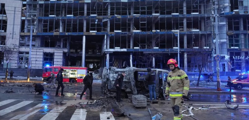 Russian bombing claims four lives in Kyiv..