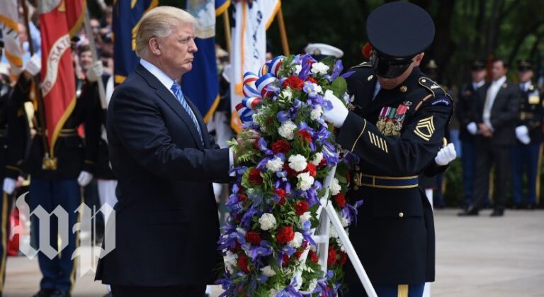 Trump honors soldiers killed in Iran war..