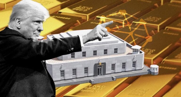 Trump says he still wants to visit Fort Knox to see if gold is there.