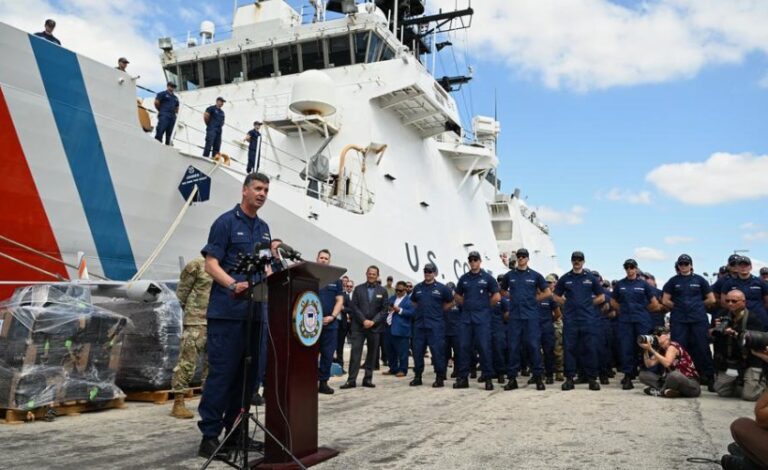 U.S. Coast Guard reports $62-million drug bust off Colombia..