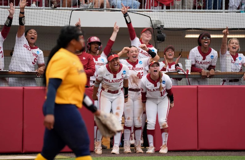 Wisconsin softball walks off Baylor to advance in NCAA softball tournament.