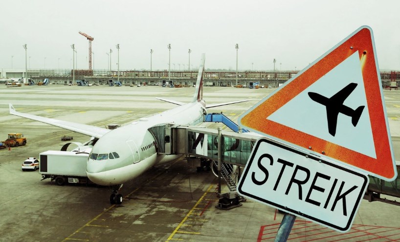 Air traffic control strike..