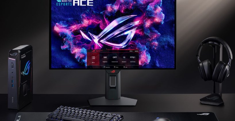 Asus reveals world’s first OLED esports monitor and a Color ePaper secondary display..