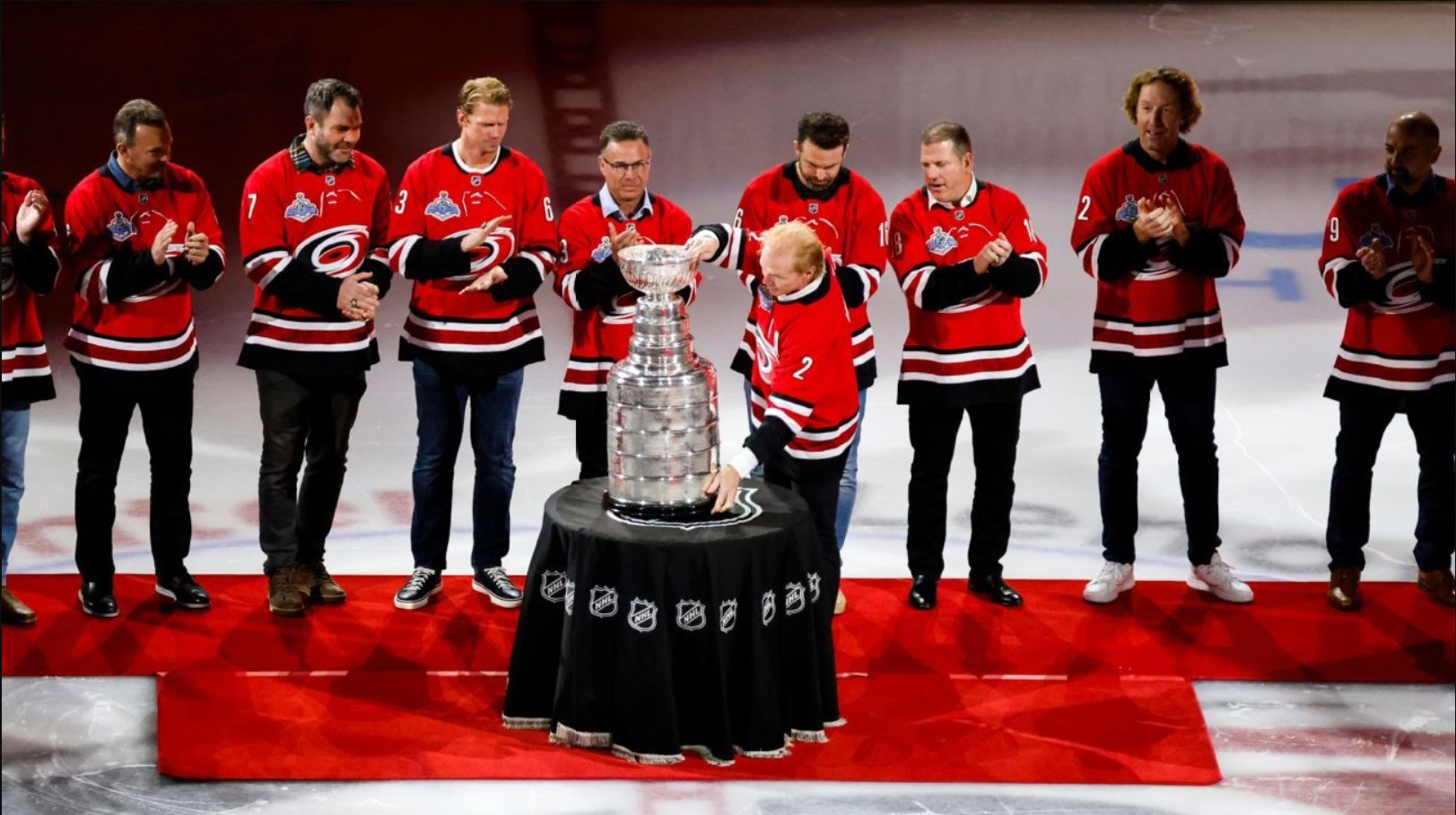 Celebrate Hurricanes' Stanley Cup.