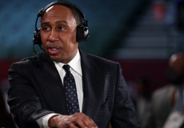 Donald Trump fires back at ESPN personality Stephen A. Smith.