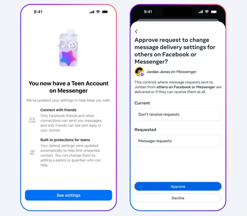 New Meta strengthens Facebook Instagram and Messenger teen account security for young Filipinos.