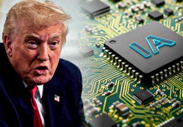 Trump explores federal government acquiring shares in AI companies.