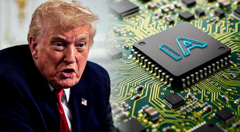 Trump explores federal government acquiring shares in AI companies.