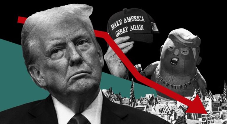 Trump's low approval rating stays steady..