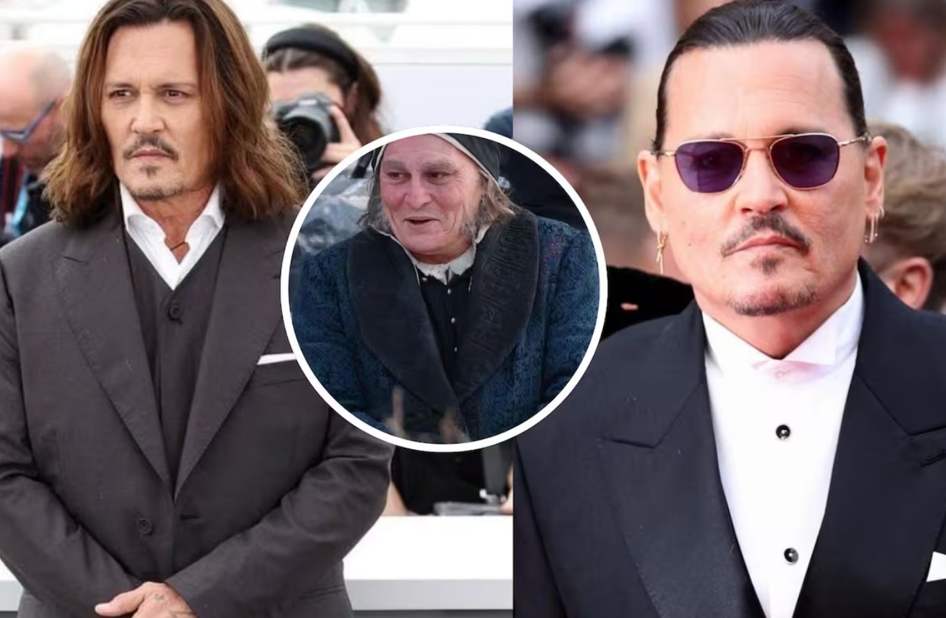 As Ebenezer Scrooge Johnny Depp crashes a Comic-Con panel.
