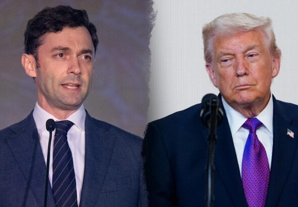 New At a rally in Georgia, Trump refers to Senator Jon Ossoff as Pinky Herman.