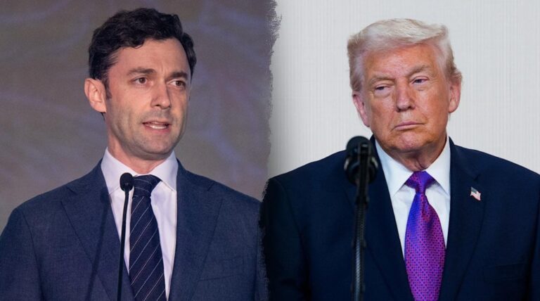 New At a rally in Georgia, Trump refers to Senator Jon Ossoff as Pinky Herman.