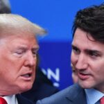 New Trump makes jokes about Canada's wildfire smoke and tariffs on lettuce from Mexico.