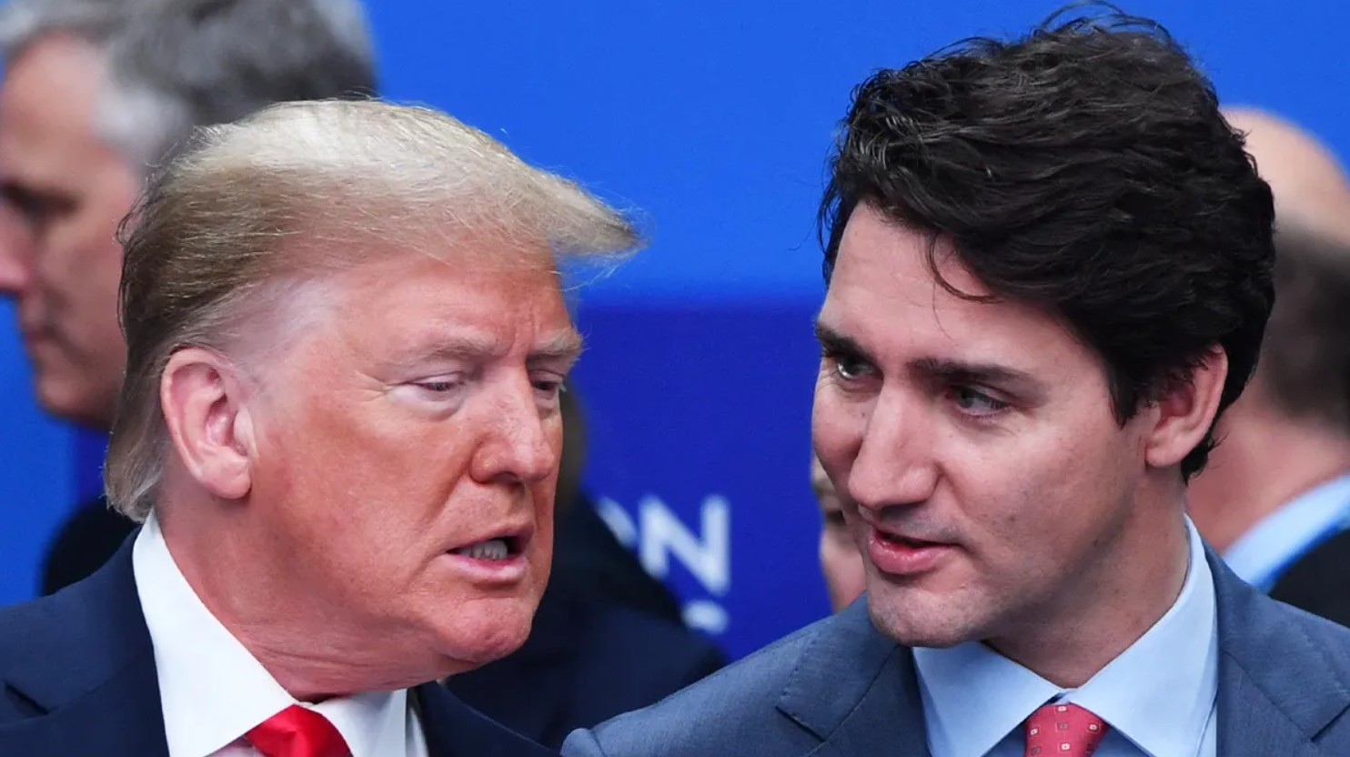 New Trump makes jokes about Canada's wildfire smoke and tariffs on lettuce from Mexico.
