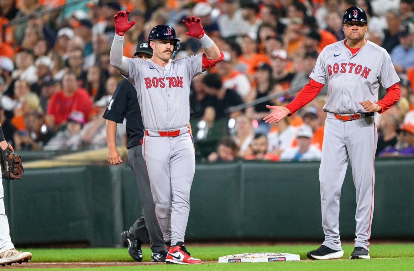 The Red Sox set a franchise record by winning 15 straight games before losing the nightcap of their doubleheader against the Orioles.