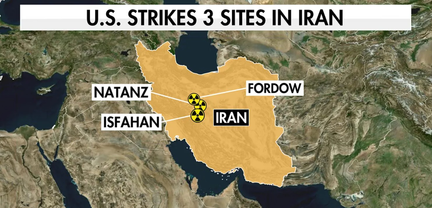 The United States starts strikes on Iran claiming a violation of the ceasefire