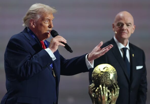 Trump asked FIFA's head to look into the US star's World Cup suspension
