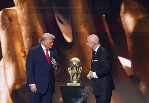 Trump's height was questioned following a FIFA video that went viral.