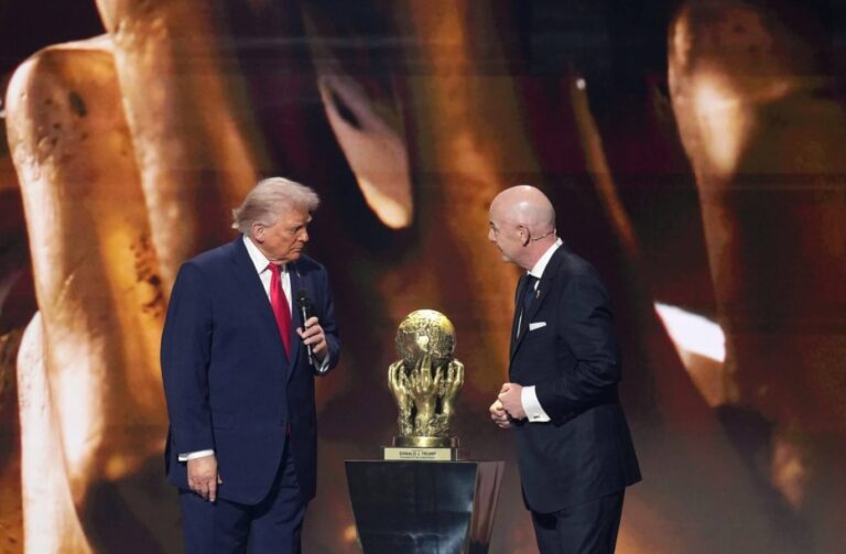 Trump's height was questioned following a FIFA video that went viral.