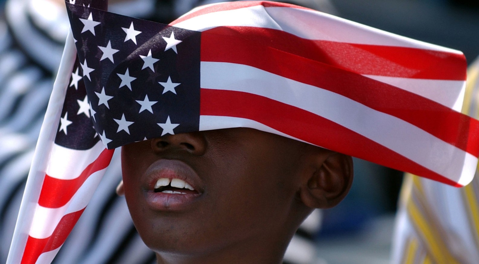 the majority of Black Americans claim they never fly the US flag.