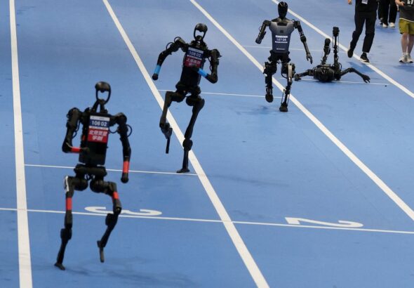 Although the humanoids at China's Robot Games raced faster that Usain Bolt, their mastery of the tweezer surprised me more.