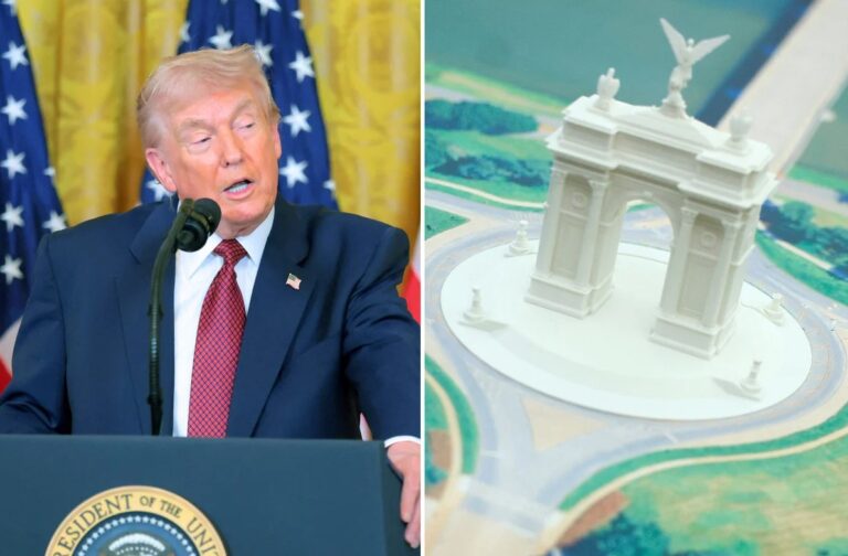 New Despite damage to other landmarks, the Park Service is in favor of Trump's massive arch.