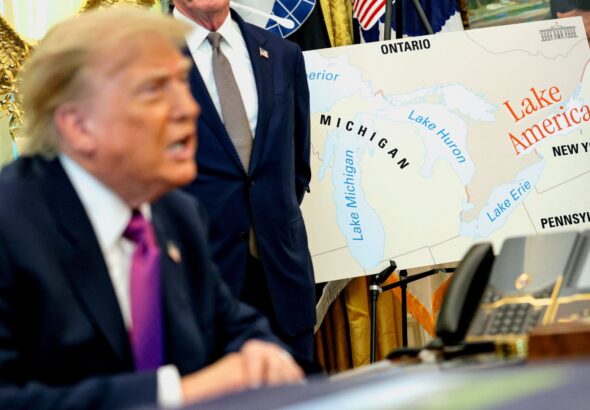 The Lake America, Americans react negatively to Trumps rejection of Canada