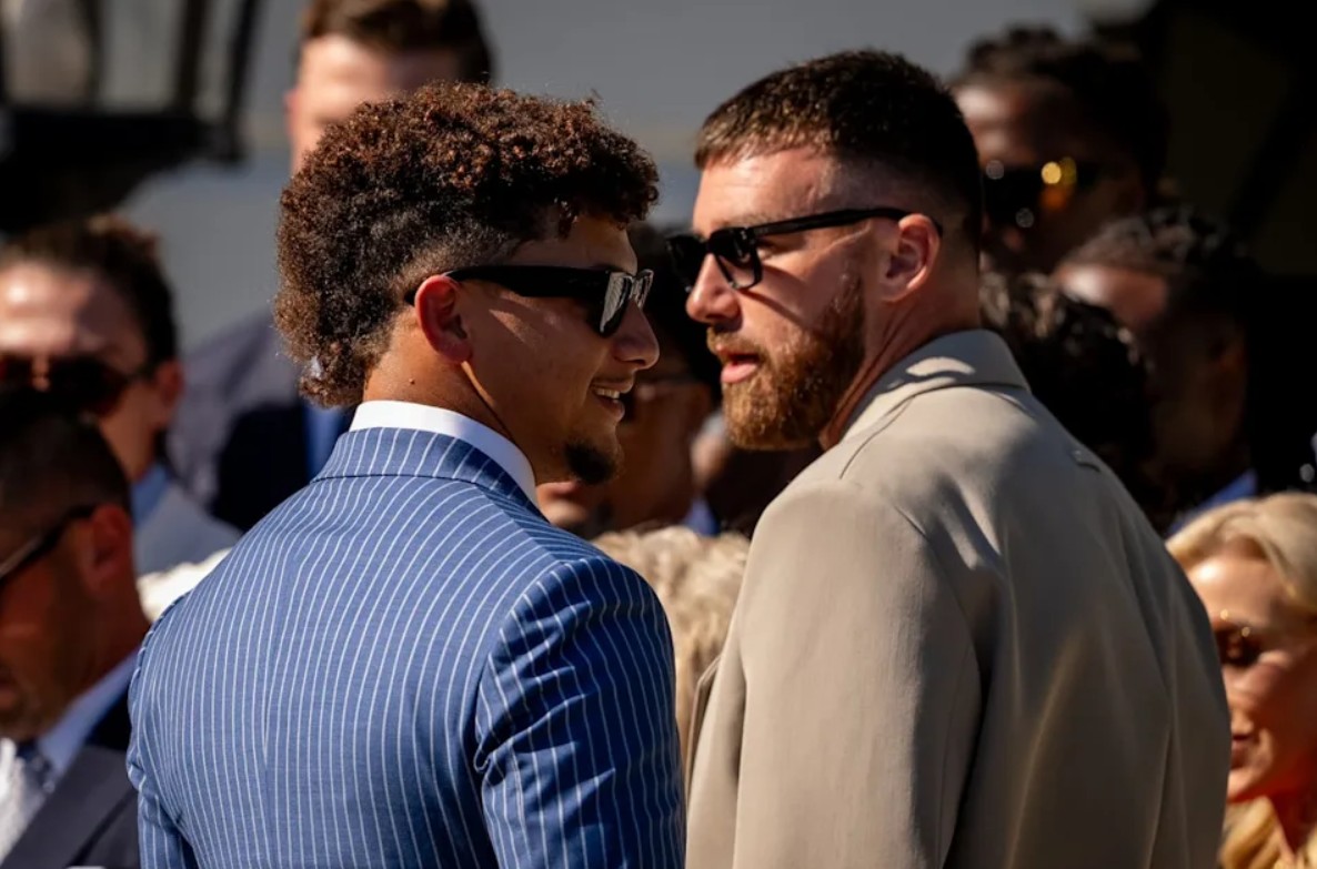 Travis Kelce and Patrick Mahomes are accused of downplaying their involvement in the steakhouse case.