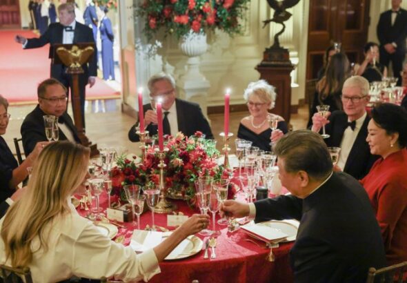 China state dinner with Xi