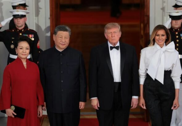 Melania Trump's unusual state dinner look nodded to Chinese culture