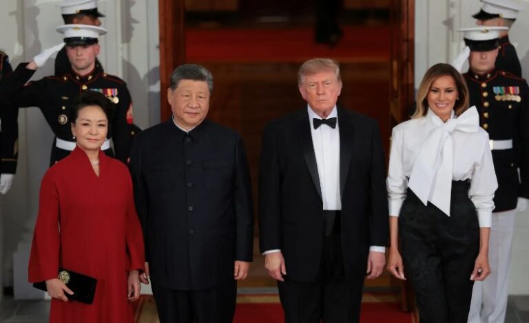 Melania Trump's unusual state dinner look nodded to Chinese culture