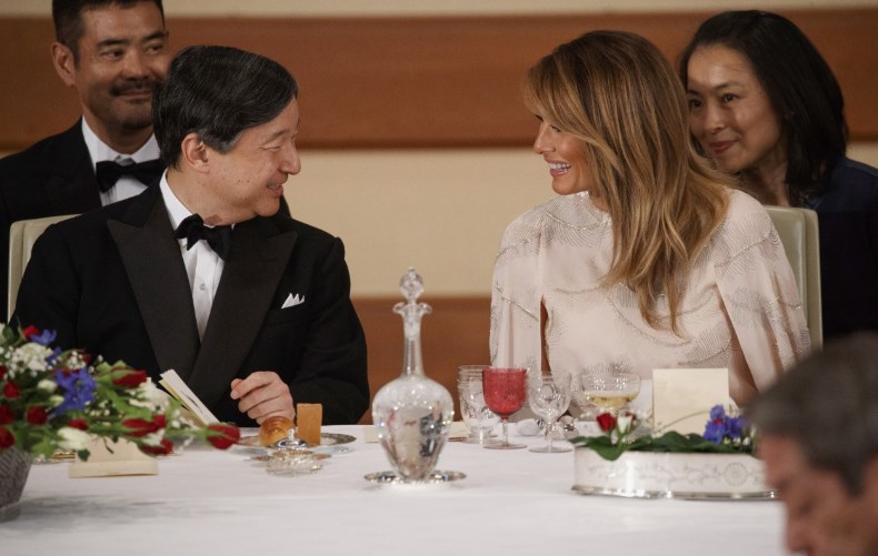 Melania Trump's unusual state dinner look nodded to Chinese culture..